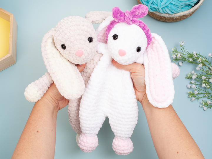 Crochet Bunny Lovey Pattern – Bunny Snuggler Crochet Pattern