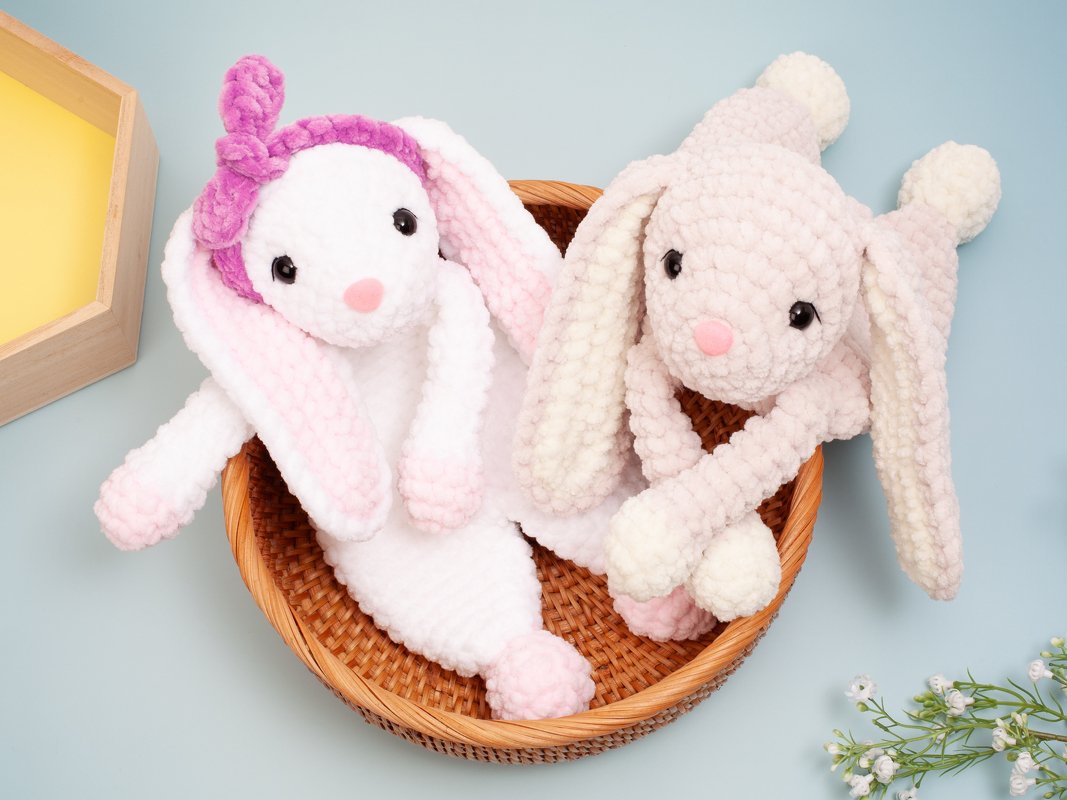 Häkelanleitung Schmusetuch Hase – Süßes Schnuffeltuch für Babys - Bild 3