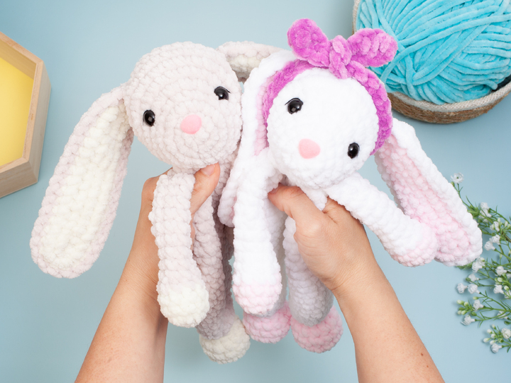 Häkelanleitung Schmusetuch Hase – Süßes Schnuffeltuch für Babys