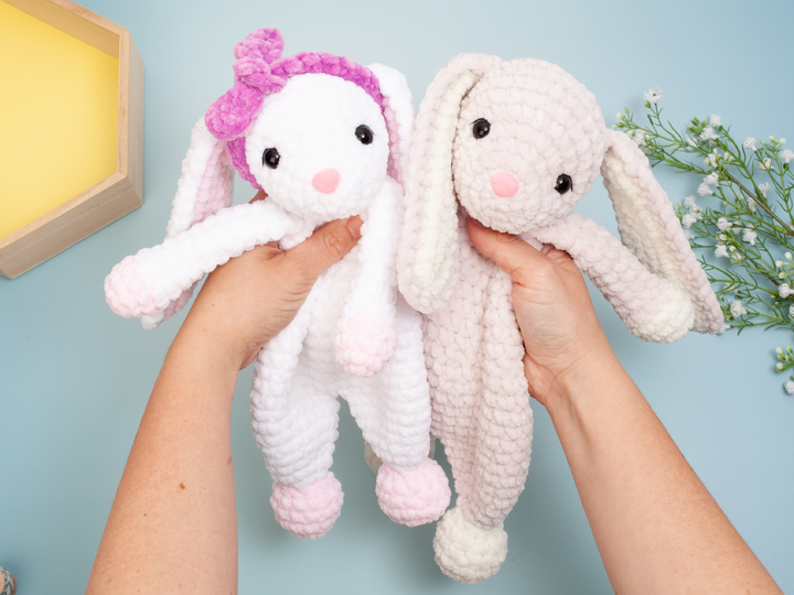 Häkelanleitung Schmusetuch Hase – Süßes Schnuffeltuch für Babys