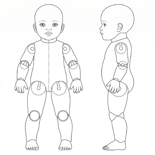 Ball-Jointed Doll Tutorial | Air Dry Clay BJD Sculpting Guide (PDF + Video)