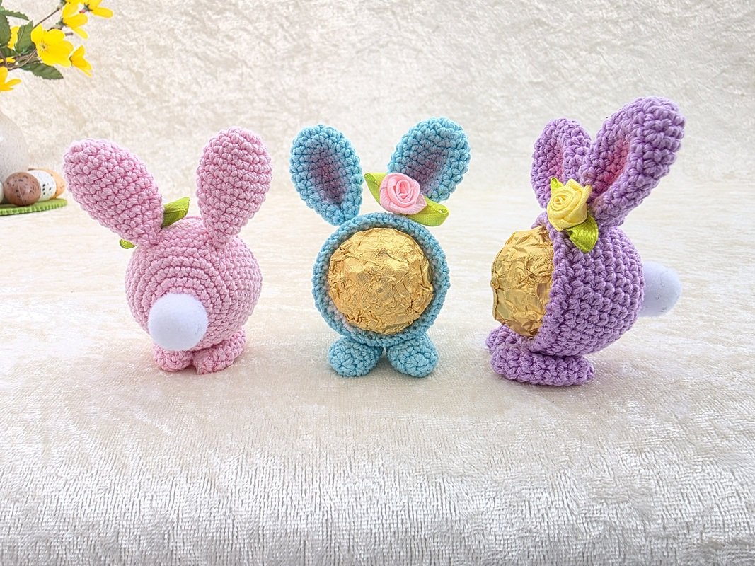 Häkelanleitung: Pralinen-Häschen „Naschmich“ - Die süße Osterüberraschung - Bild 11