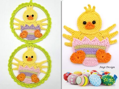 Häkelanleitung Osterdeko Küken