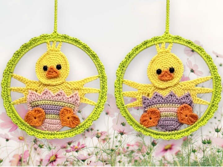 Häkelanleitung Osterdeko Küken