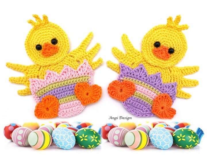 Häkelanleitung Osterdeko Küken