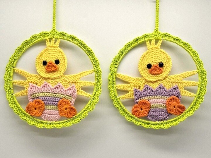 Häkelanleitung Osterdeko Küken