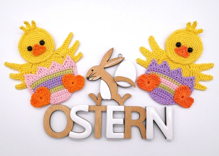 Häkelanleitung Osterdeko Küken