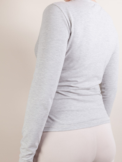 Longsleeve Schnittmuster Slim Fit mit extra langen Ärmeln - Damen