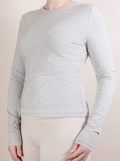 Longsleeve Schnittmuster Slim Fit mit extra langen Ärmeln - Damen