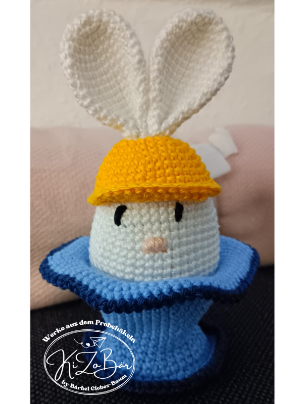 Hasenkörbchen mit Geschenkfach - Häkelanleitung für niedliche Osterdeko - Bild 3