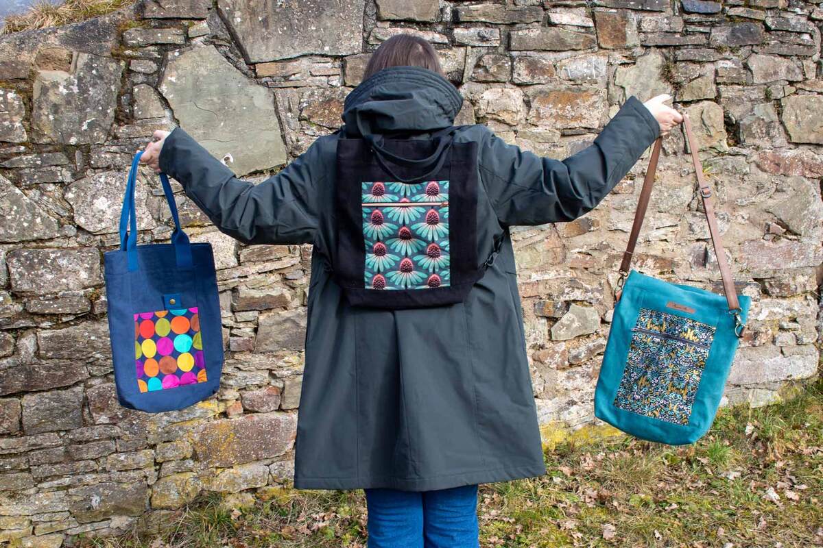 Schnittmuster Tasche mit Rucksackfunktion - Ganz schön tragbar - Bild 11