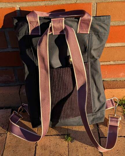 Schnittmuster Tasche mit Rucksackfunktion - Ganz schön tragbar