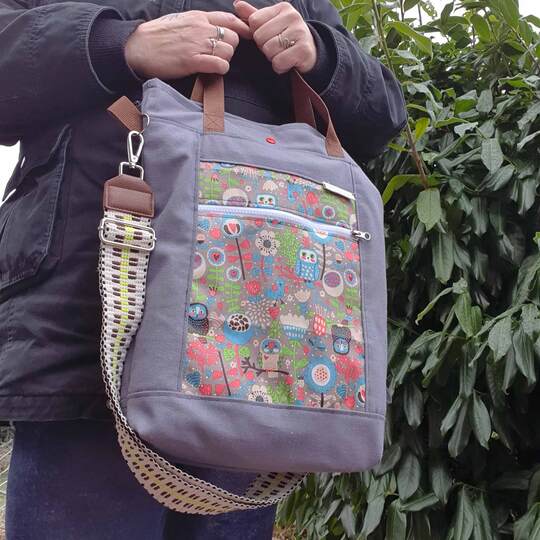 Schnittmuster Tasche mit Rucksackfunktion - Ganz schön tragbar