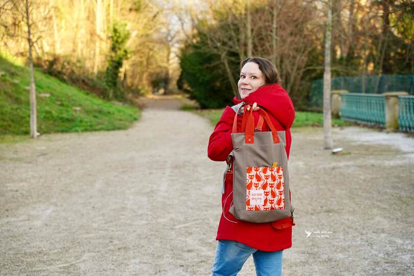 Schnittmuster Tasche mit Rucksackfunktion - Ganz schön tragbar