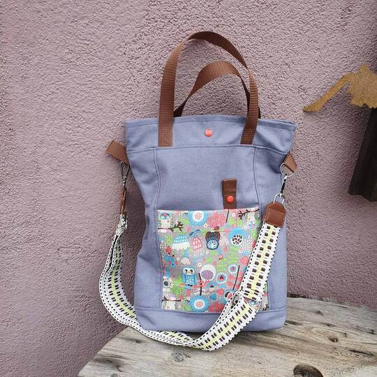 Schnittmuster Tasche mit Rucksackfunktion - Ganz schön tragbar
