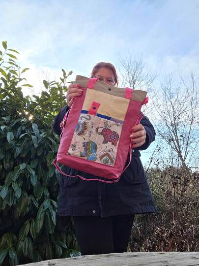 Schnittmuster Tasche mit Rucksackfunktion - Ganz schön tragbar