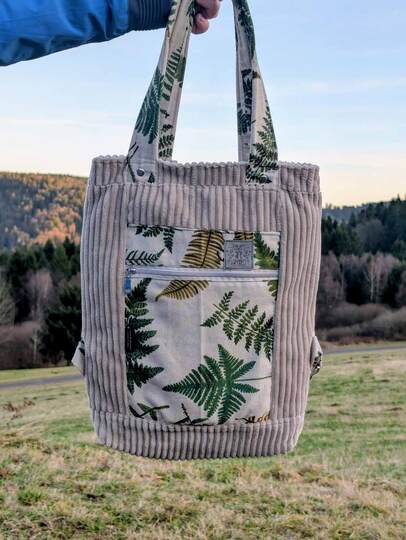 Schnittmuster Tasche mit Rucksackfunktion - Ganz schön tragbar