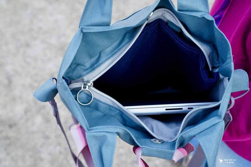 Schnittmuster Tasche mit Rucksackfunktion - Ganz schön tragbar