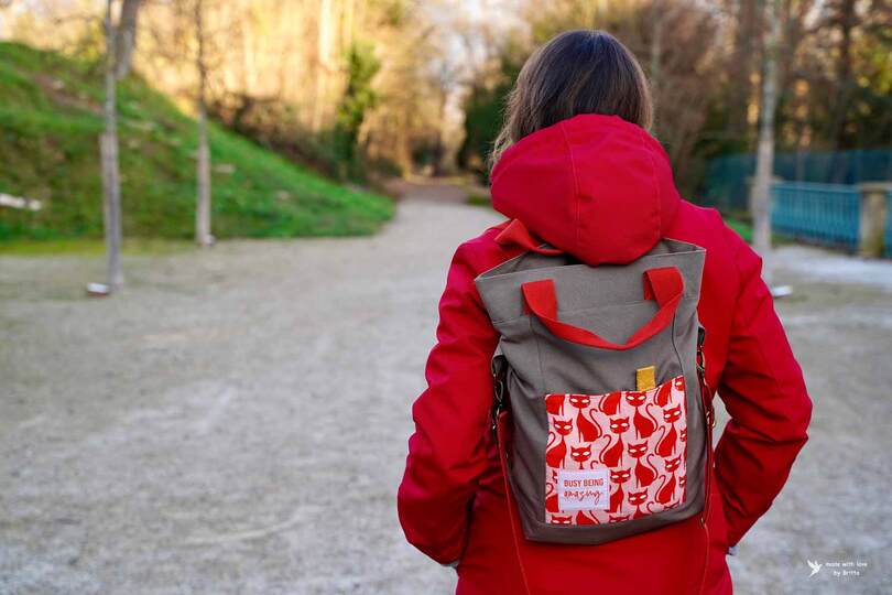 Schnittmuster Tasche mit Rucksackfunktion - Ganz schön tragbar