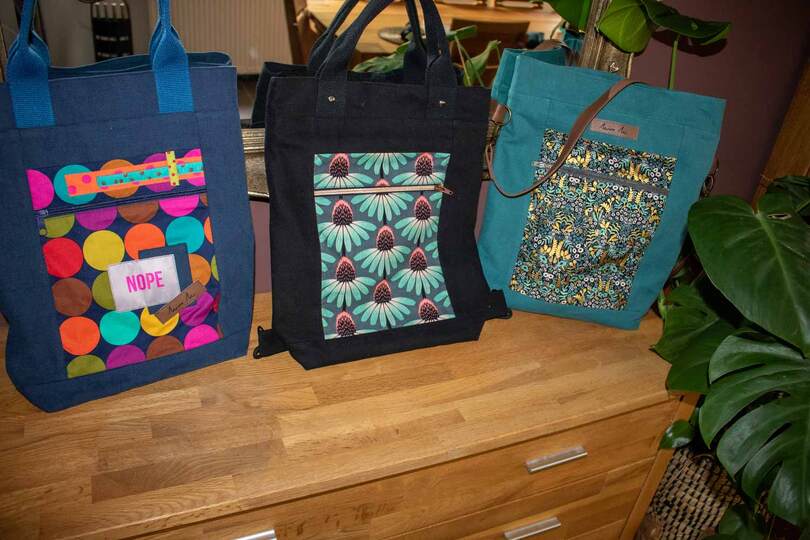 Schnittmuster Tasche mit Rucksackfunktion - Ganz schön tragbar