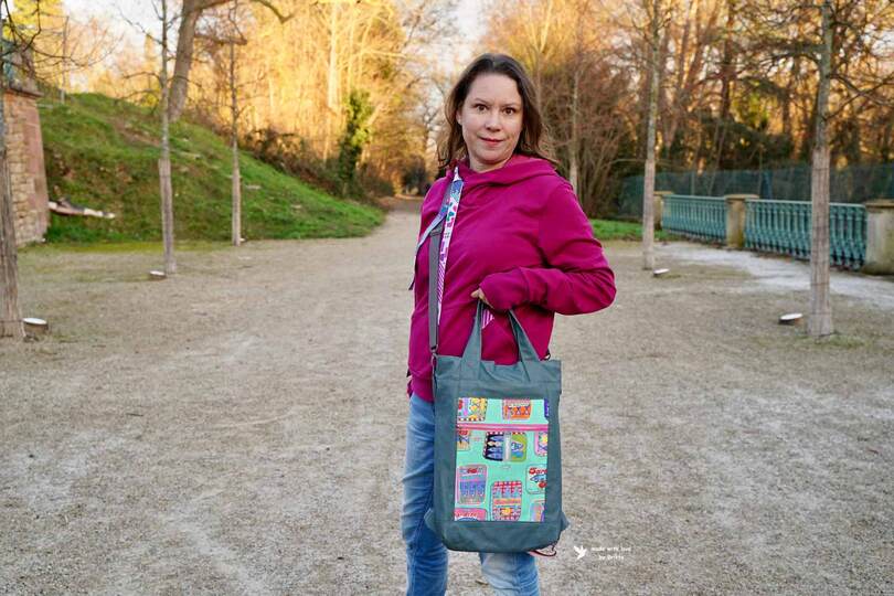 Schnittmuster Tasche mit Rucksackfunktion - Ganz schön tragbar