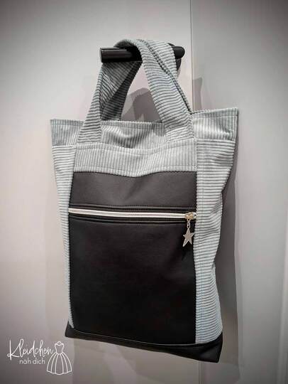 Schnittmuster Tasche mit Rucksackfunktion - Ganz schön tragbar