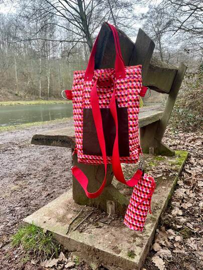 Schnittmuster Tasche mit Rucksackfunktion - Ganz schön tragbar