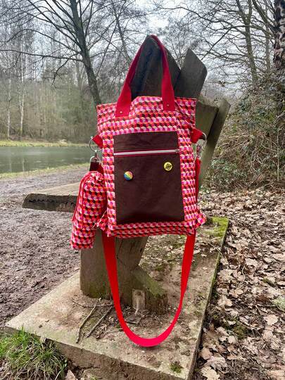 Schnittmuster Tasche mit Rucksackfunktion - Ganz schön tragbar
