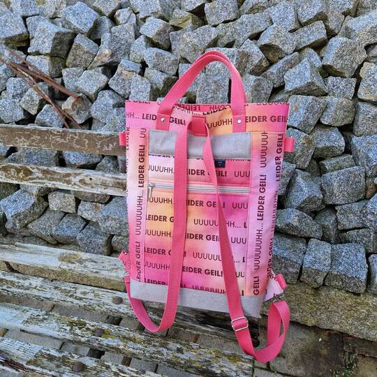 Schnittmuster Tasche mit Rucksackfunktion - Ganz schön tragbar