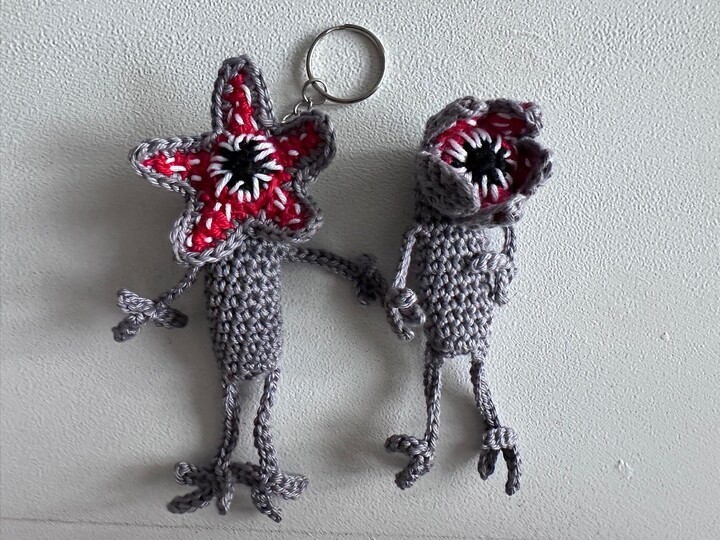 Crochet Pattern: Flower-Head Monster Clicker Anti-Stress Fidget Toy