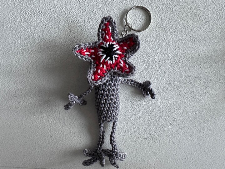 Crochet Pattern: Flower-Head Monster Clicker Anti-Stress Fidget Toy