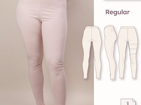 High-Waist Leggings – Regular 30–48