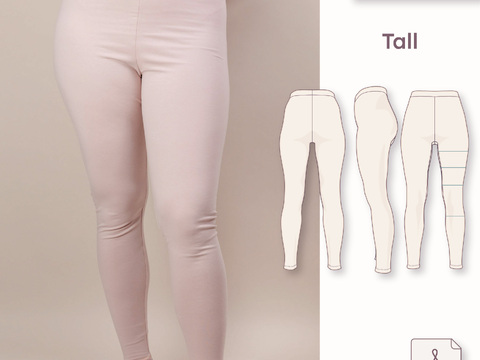 High-Waist Leggings – Tall 30–48