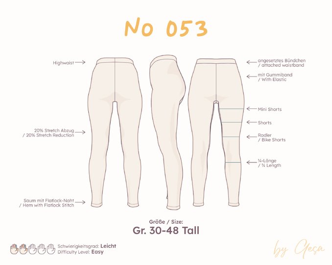 High-Waist Leggings – Tall 30–48