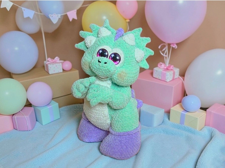 Crochet pattern “Baby Dino” – Amigurumi