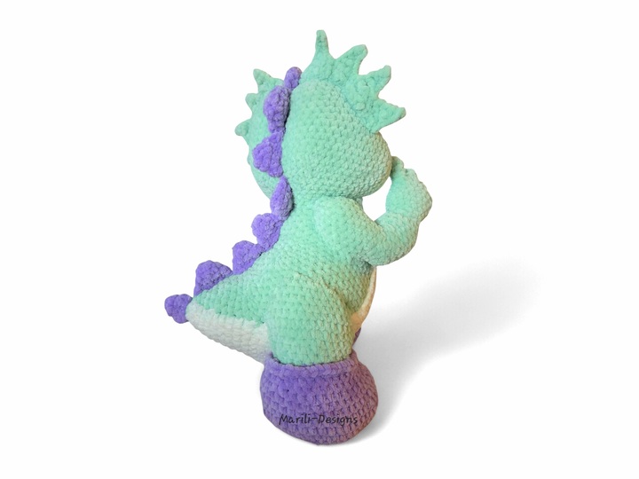 Crochet pattern “Baby Dino” – Amigurumi