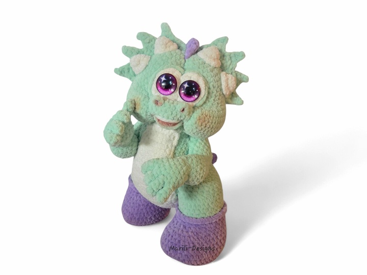 Crochet pattern “Baby Dino” – Amigurumi