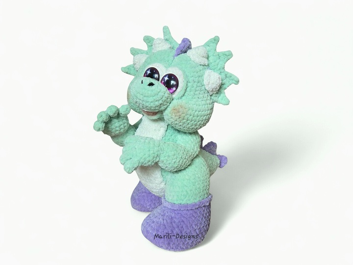Crochet pattern “Baby Dino” – Amigurumi