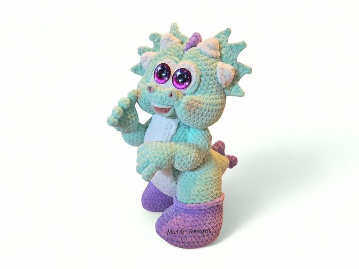 Crochet pattern “Baby Dino” – Amigurumi