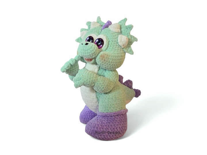 Crochet pattern “Baby Dino” – Amigurumi