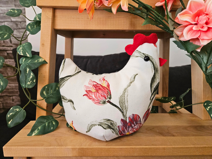 Sewing Pattern Flower Chickens