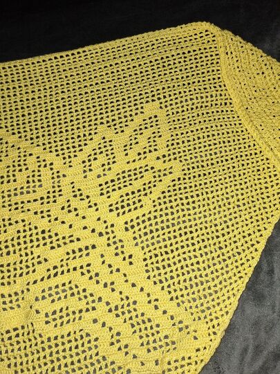 Motivtuch Vögelchen Häkelanleitung Vogel