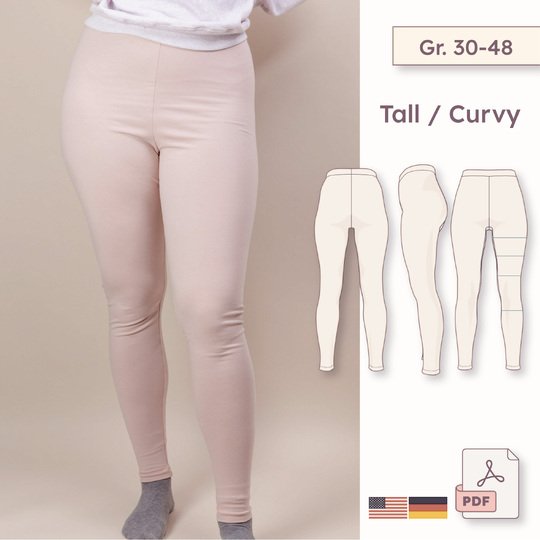 High-Waist Leggings – Tall / Curvy 30–48