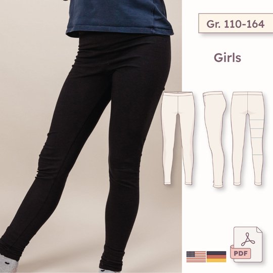 Mid Rise Leggings – Girl 110–164