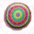 Round pillow Sansara with bobble border Crochet Pattern, complete crochet
