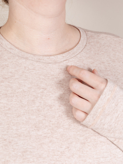 Longsleeve Rundhals (Relaxed Fit) – Damen 30–48