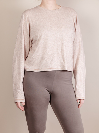 Longsleeve Rundhals (Relaxed Fit) – Damen 30–48