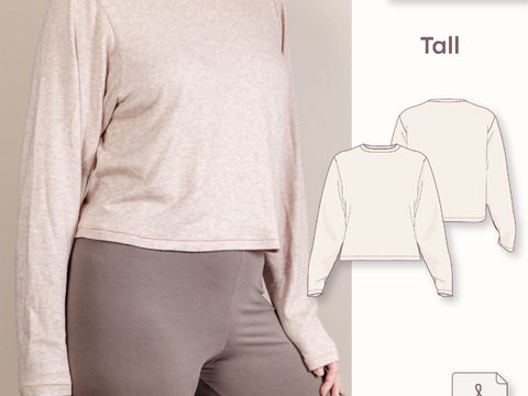 Longsleeve Crew Neck (Relaxed Fit) – Tall 30–48