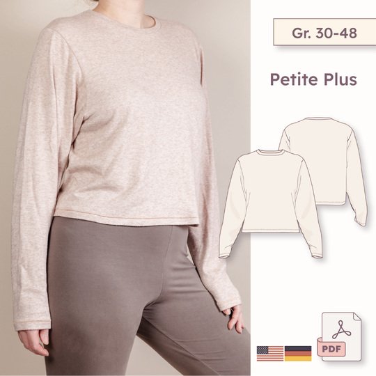 Longsleeve Rundhals (Relaxed Fit) – Petite Plus 30–48