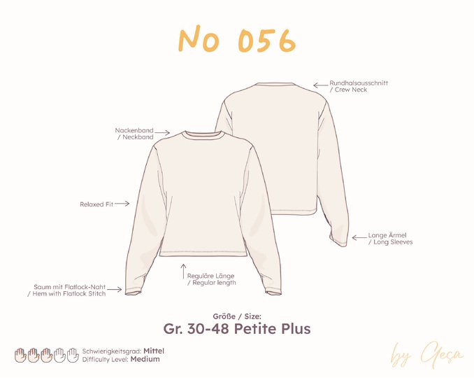 Longsleeve Rundhals (Relaxed Fit) – Petite Plus 30–48